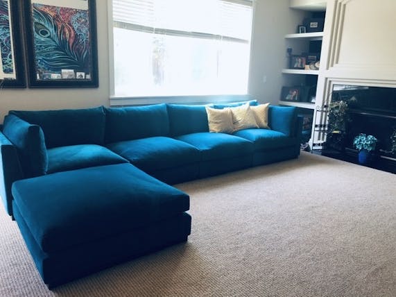 Holt Armless USofa Sectional (5 piece) Joybird